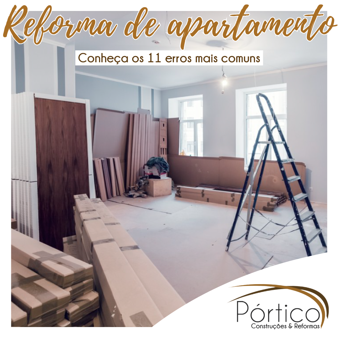 Reforma de apartamentos &#8211; Conheça os 11 erros mais comuns