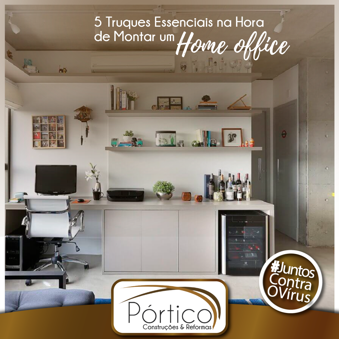 5 Truques Essenciais na Hora de Montar um Home Office